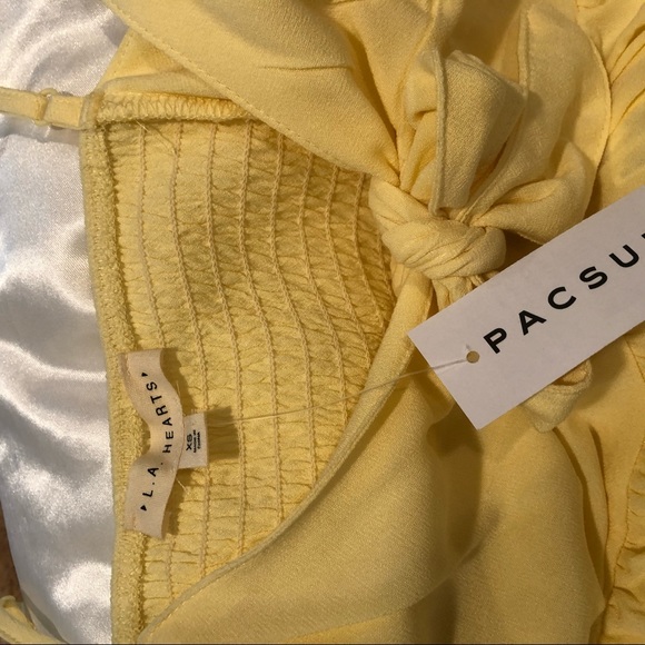 Pacsun LA Hearts XS Yellow Top - Picture 6 of 6